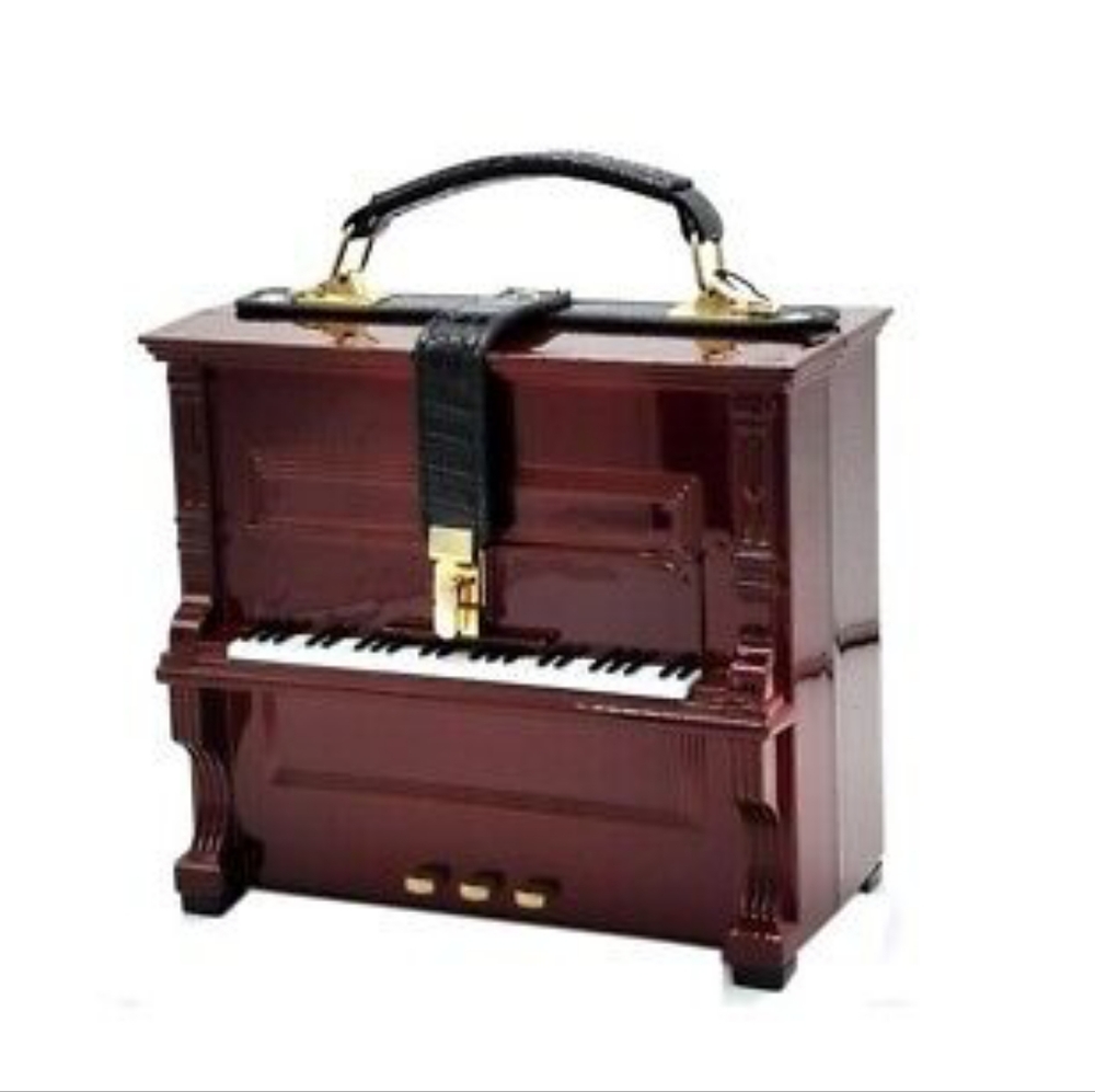 RARE ART TO WEAR Piano Top Handle Bag